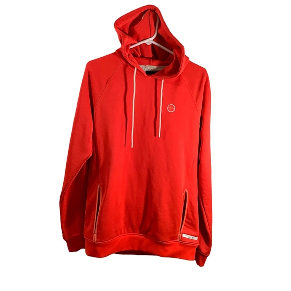 Scotch & Soda Other - Scotch & Soda Club Nomade Fluo Orange Pullover Hoodie